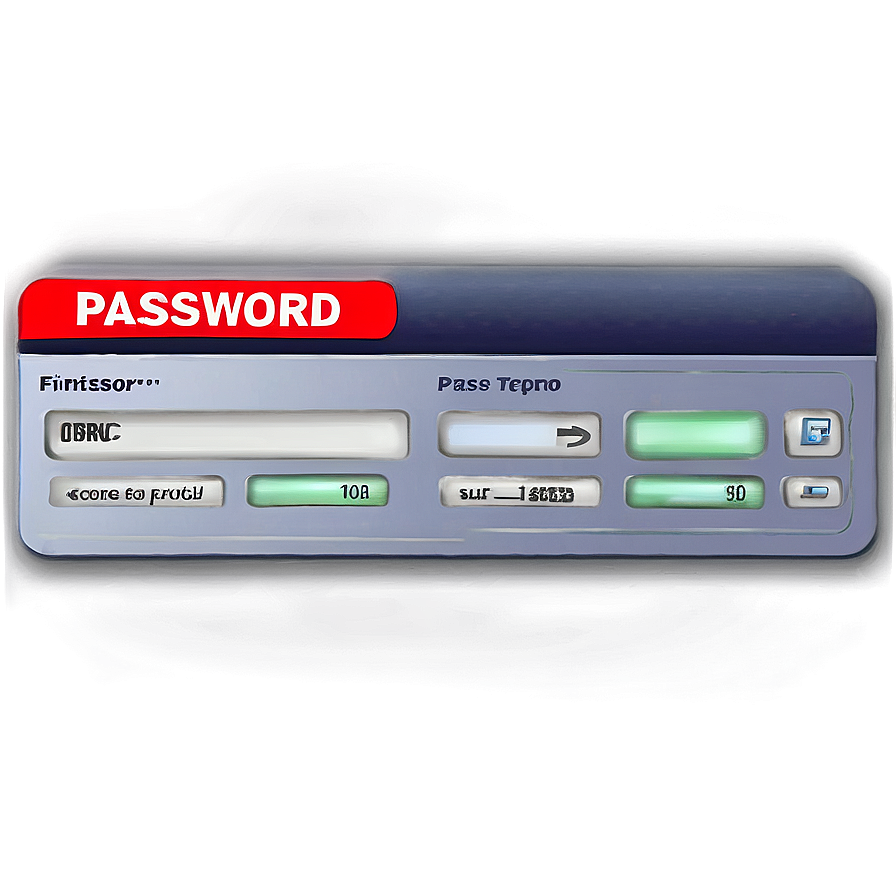 Password Entry Field Png Xue19 PNG Image