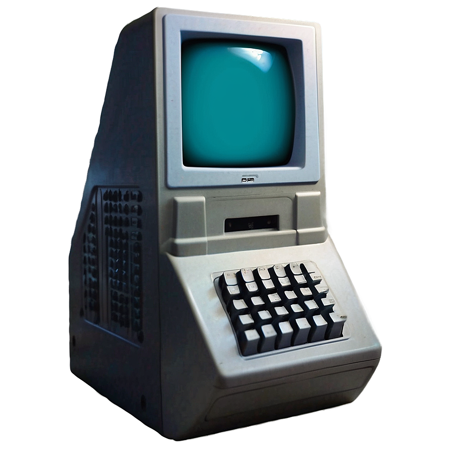 Past Era Computer Model Png Fto PNG Image