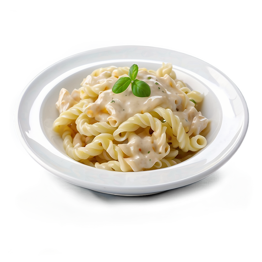 Pasta In White Sauce Png 05232024 PNG Image