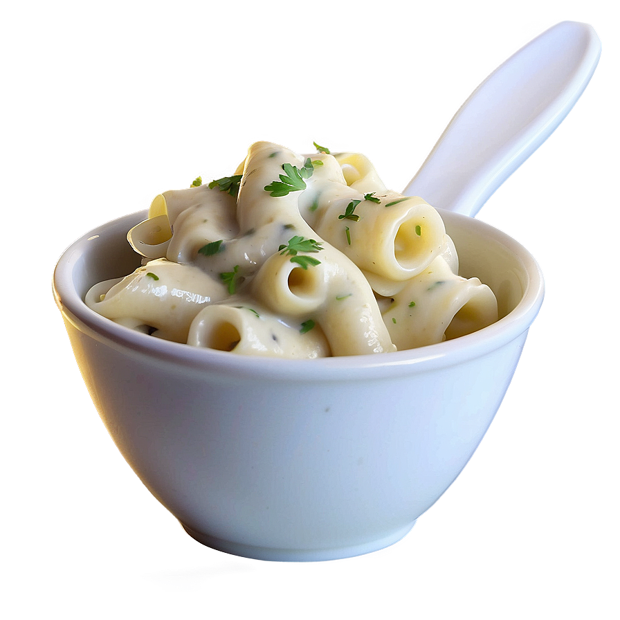 Pasta In White Sauce Png Dfp3 PNG Image