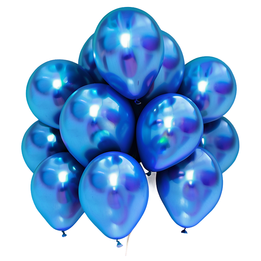 Pastel Blue Balloons Png Yyh PNG Image