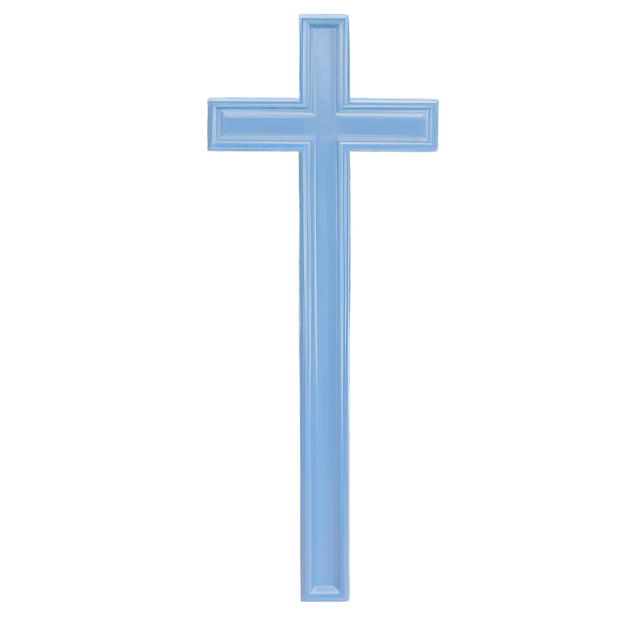 Pastel Blue Cross Png 73 PNG Image