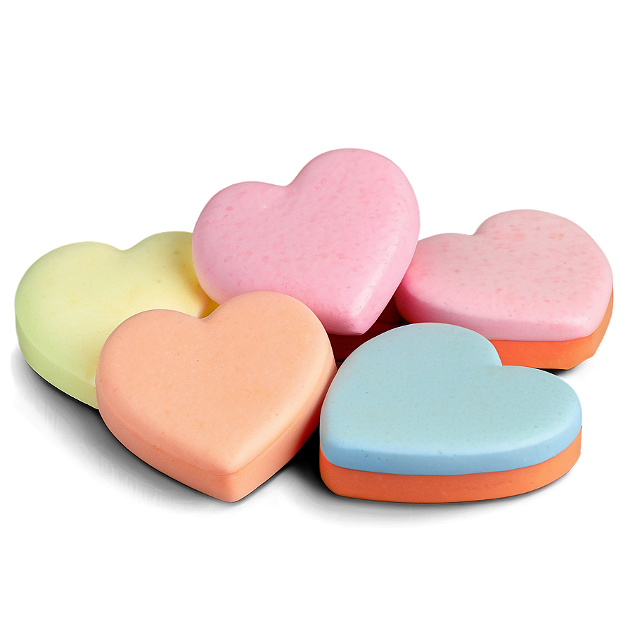 Pastel Candy Hearts Png 51 PNG Image