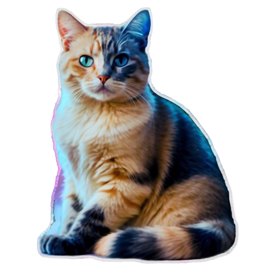 Pastel Cat Filter Png Ora20 PNG Image