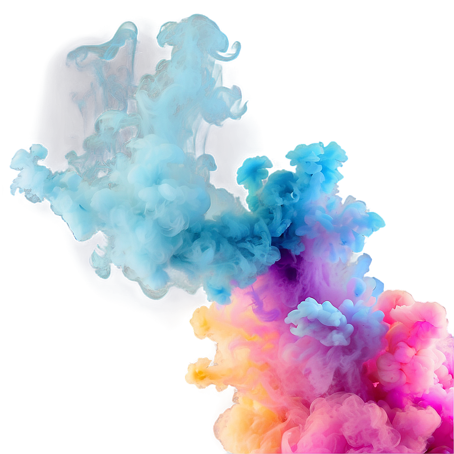 Pastel Color Smoke Splash Png 06122024 PNG Image