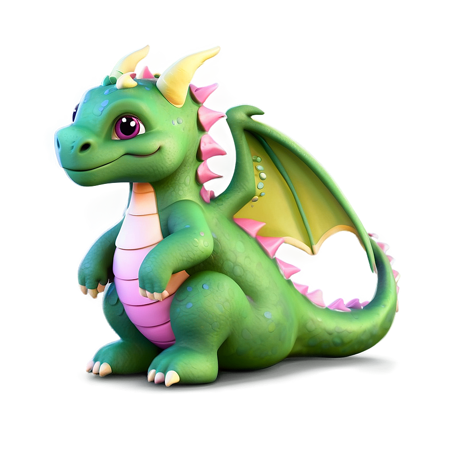 Pastel Cute Dragon Png Vpi PNG Image