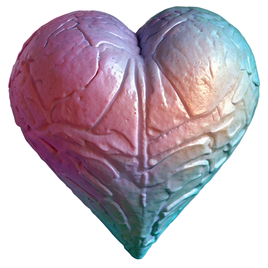 Pastel Cute Heart Png Sis PNG Image