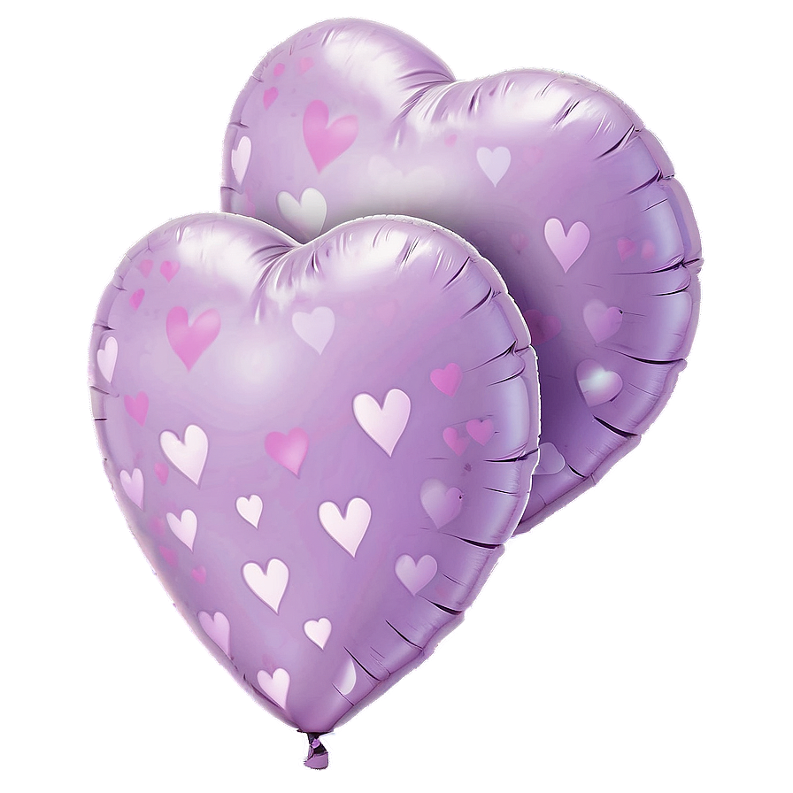 Pastel Heart Balloon Png Lkm43 PNG Image