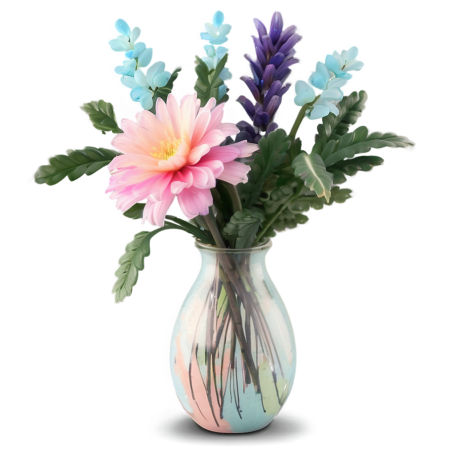 Pastel Indie Flower Arrangement Png Toy13 PNG Image