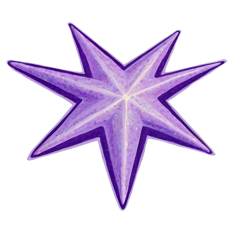 Pastel Purple Star Png Esa PNG Image