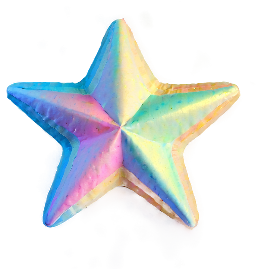 Pastel Rounded Star Png Ejs PNG Image