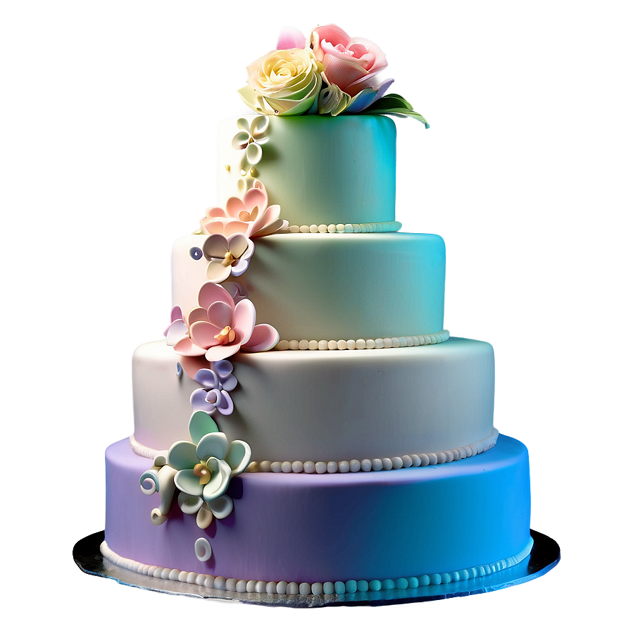 Pastel Wedding Cake Png 06122024 PNG Image