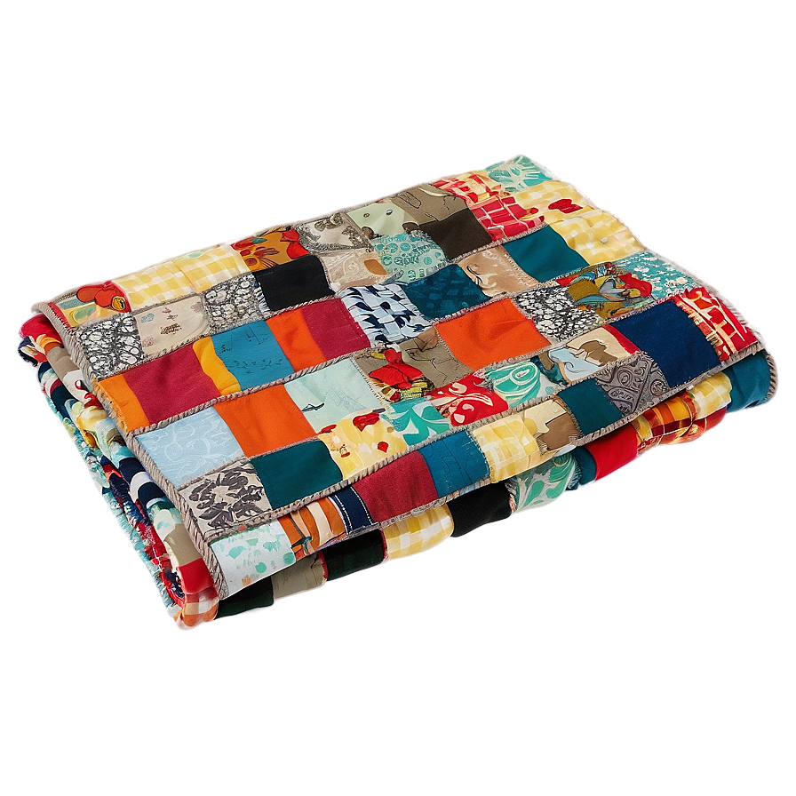 Patchwork Picnic Blanket Png 06132024 PNG Image