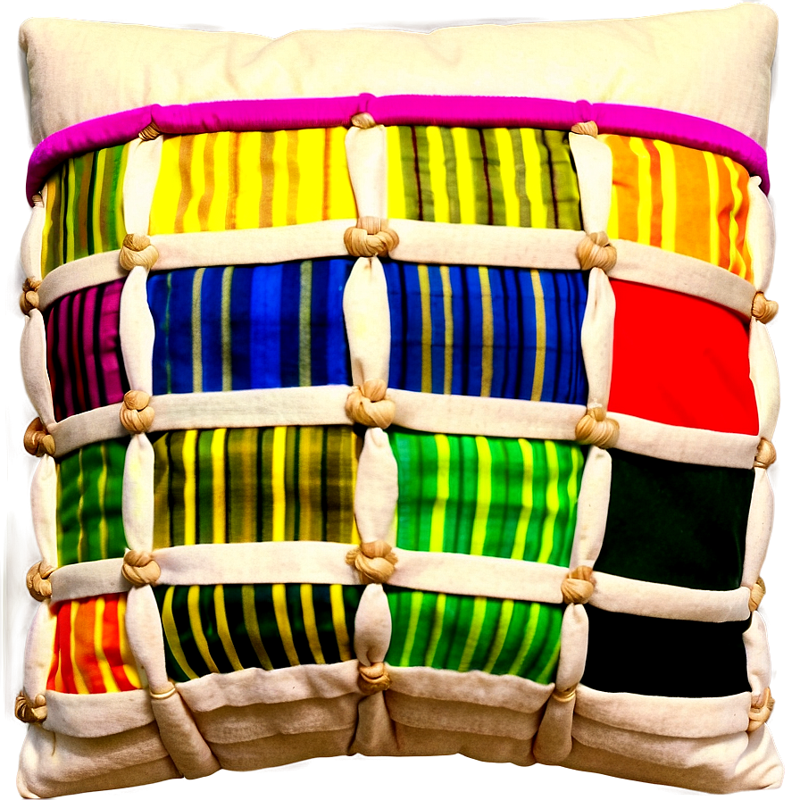 Patchwork Throw Pillows Png Djo60 PNG Image