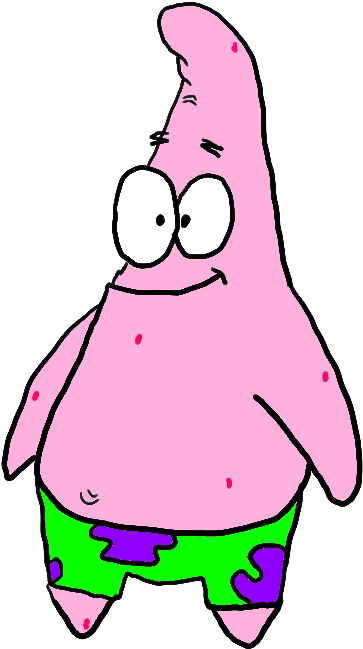 Patrick Star Cartoon Character PNG Image