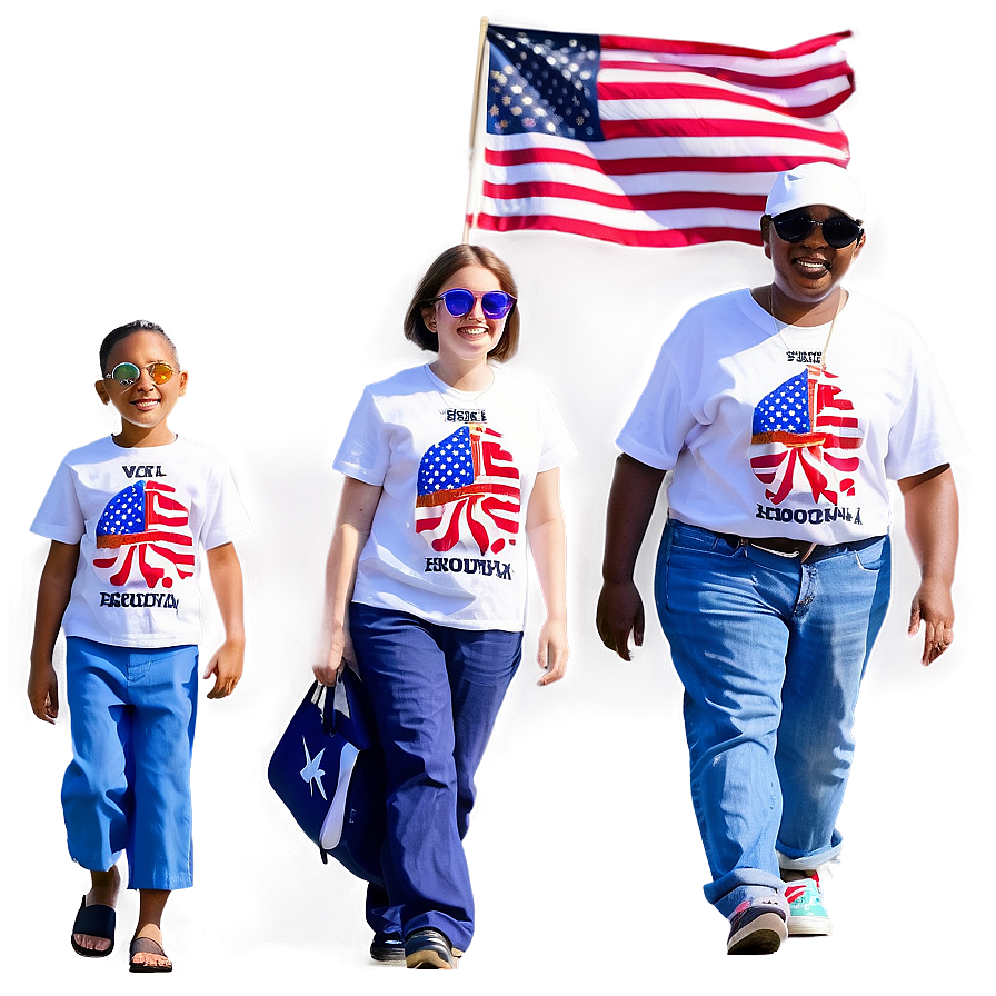 Patriotic 4th Of July Parade Png Vik PNG Image