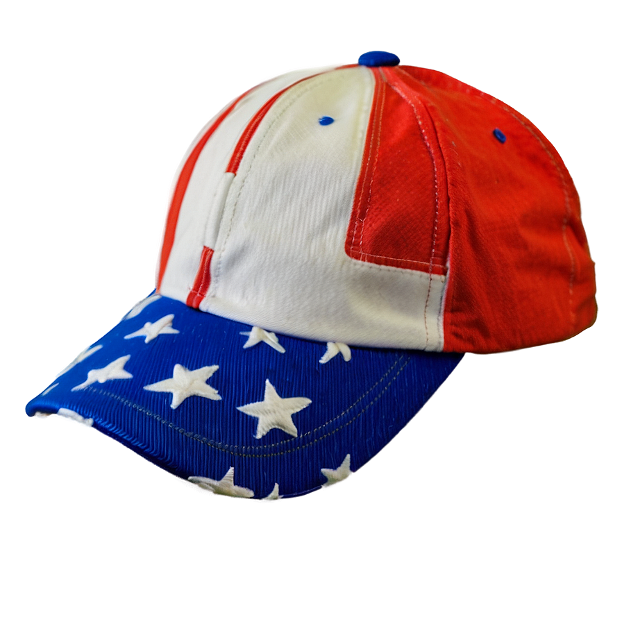 Patriotic Baseball Cap Png 06282024 PNG Image