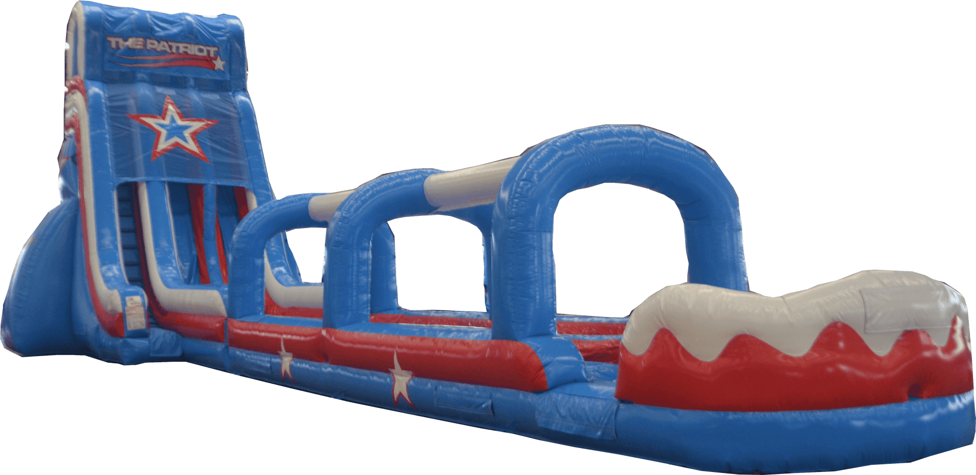 Patriotic Inflatable Water Slide PNG Image