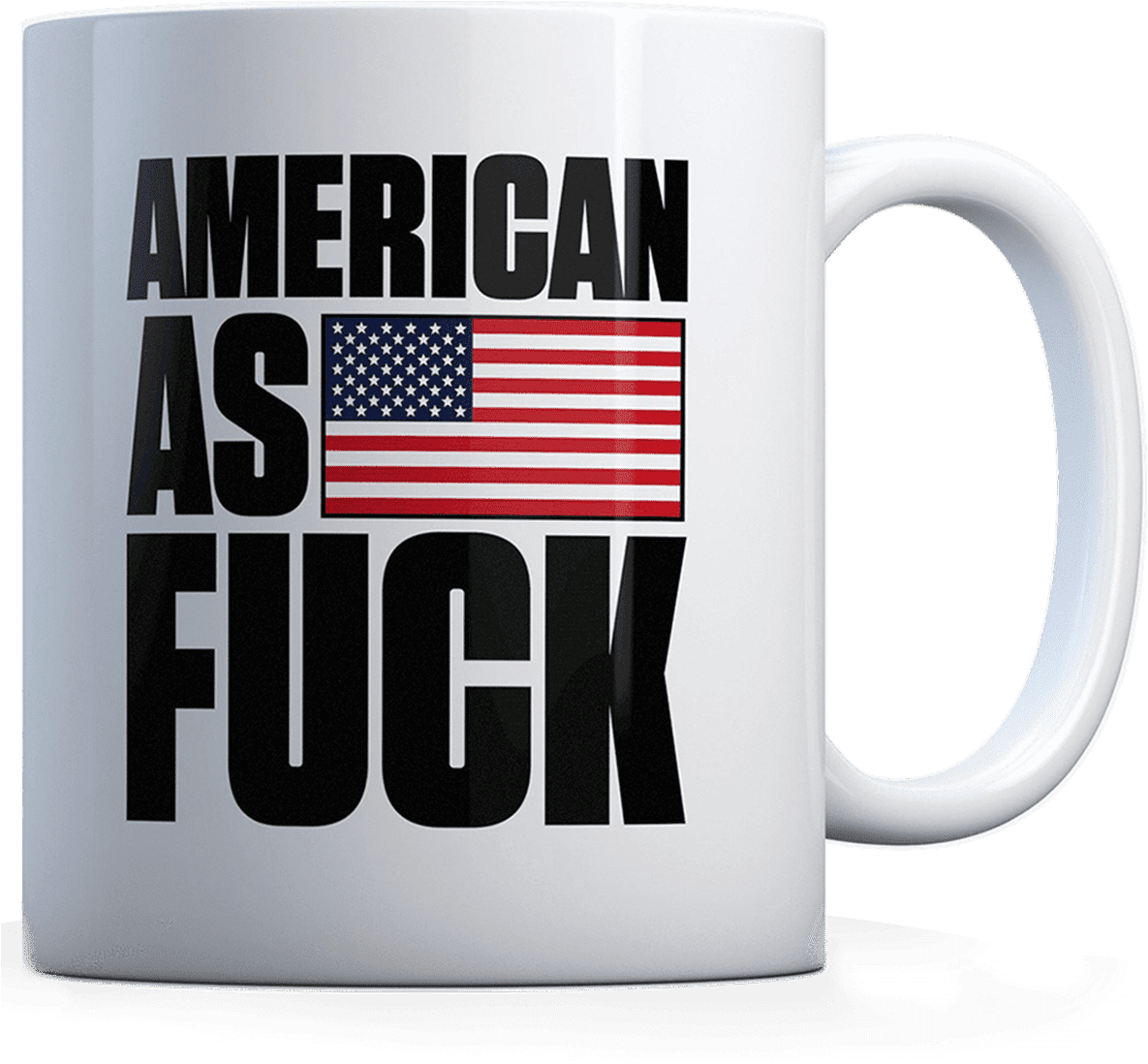 Patriotic Statement Coffee Mug PNG Image