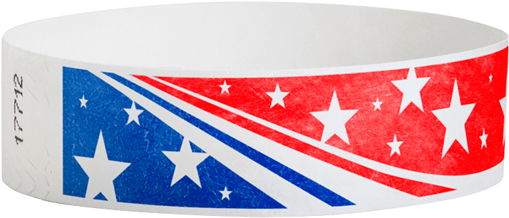 Patriotic Wristband Design PNG Image