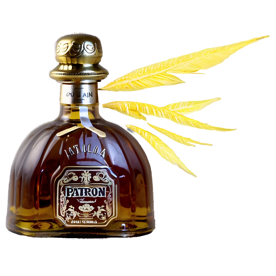 Patron Gold Tequila Png Uqh47 PNG Image