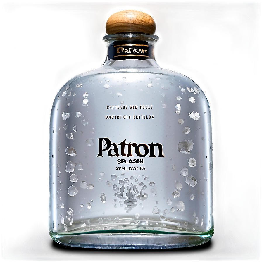 Patron Silver Splash Png 06122024 PNG Image