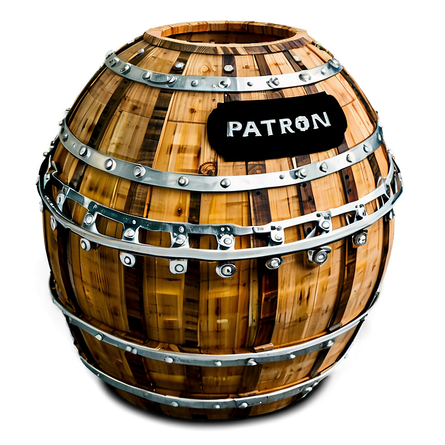 Patron Tequila Barrel Png Erh PNG Image