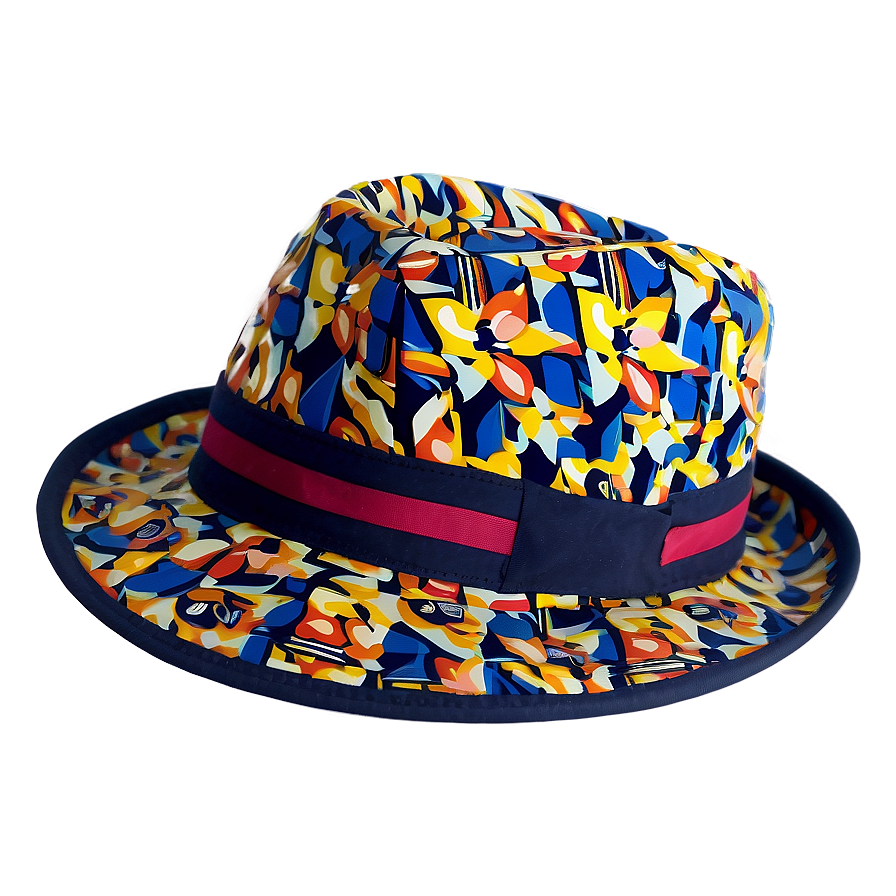 Patterned Fedora Png 32 PNG Image