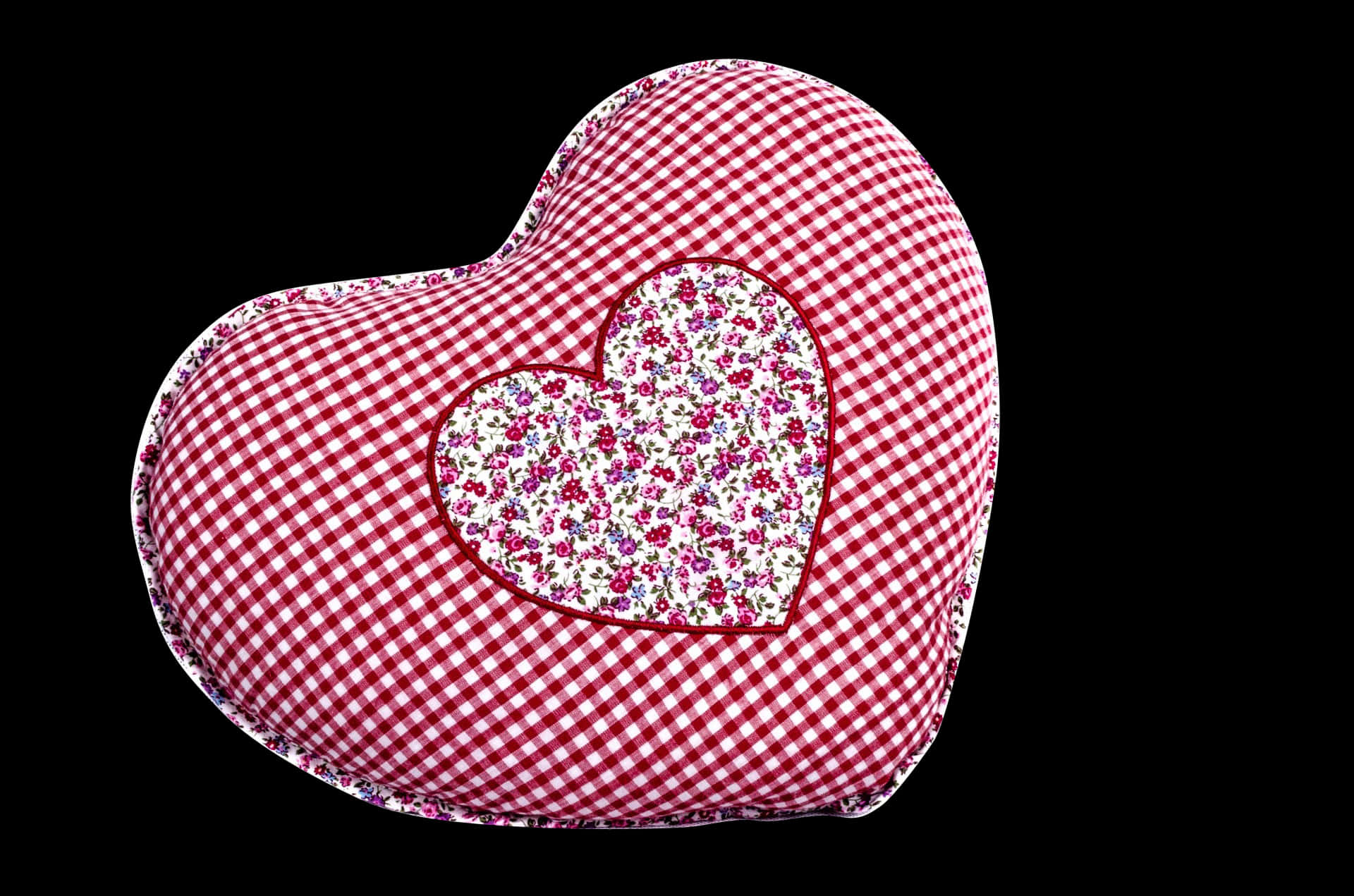 Patterned Heart Shaped Object PNG Image