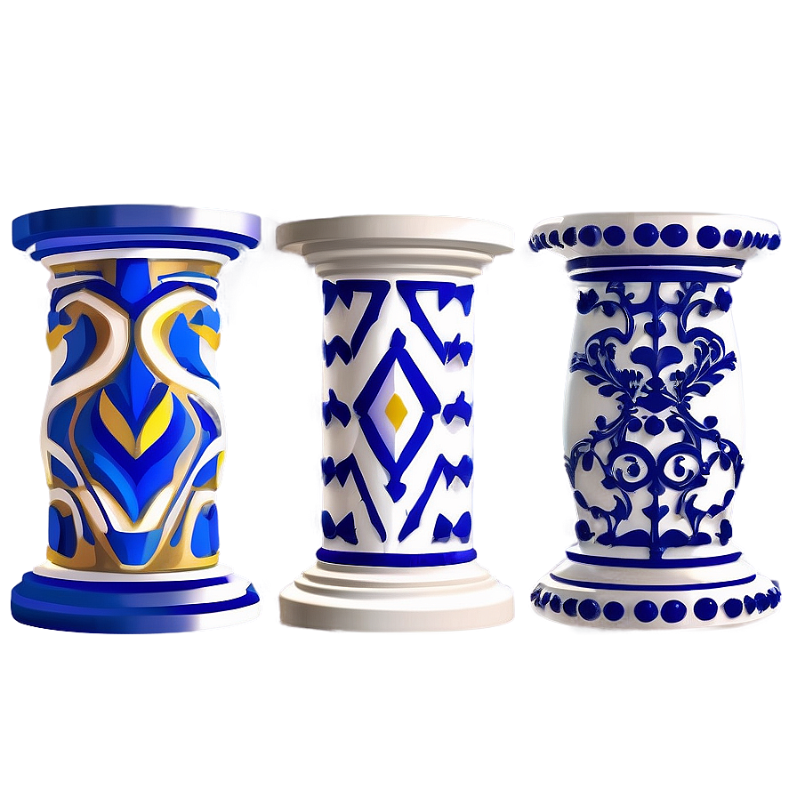 Patterned Pillar Png 05242024 PNG Image