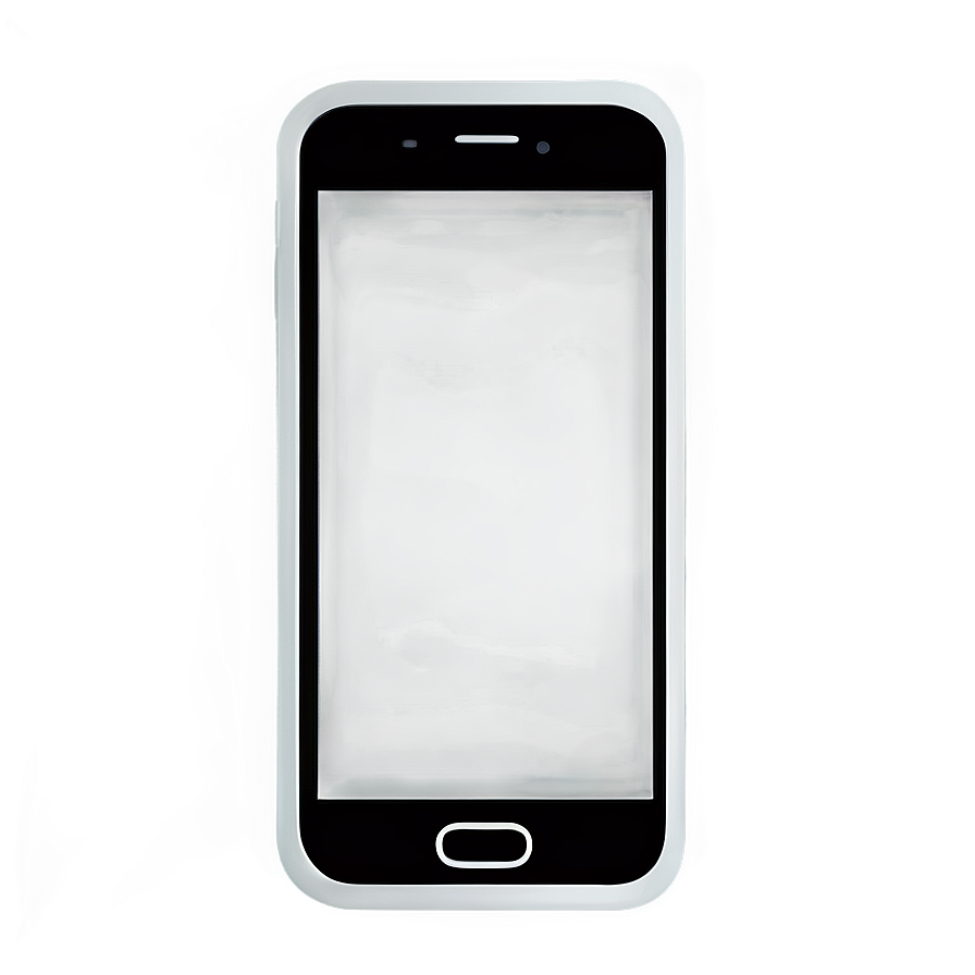 Patterned Smartphone Outline Png 06132024 PNG Image