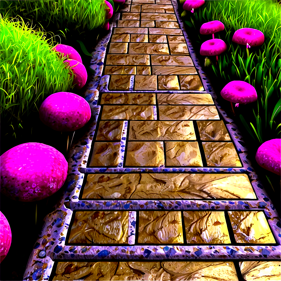 Paving Stones Garden Path Png Wbn13 PNG Image