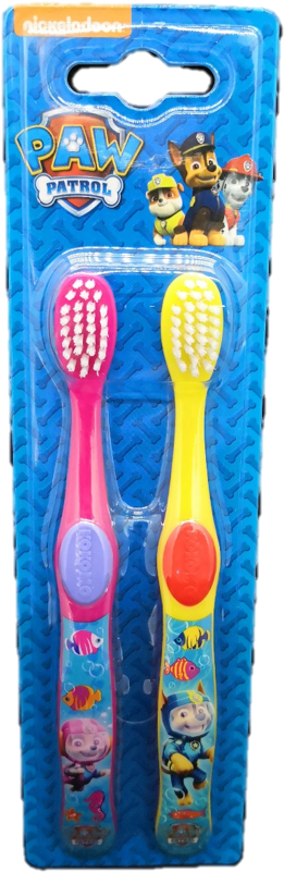 Paw Patrol Kids Toothbrushes Pack PNG Image