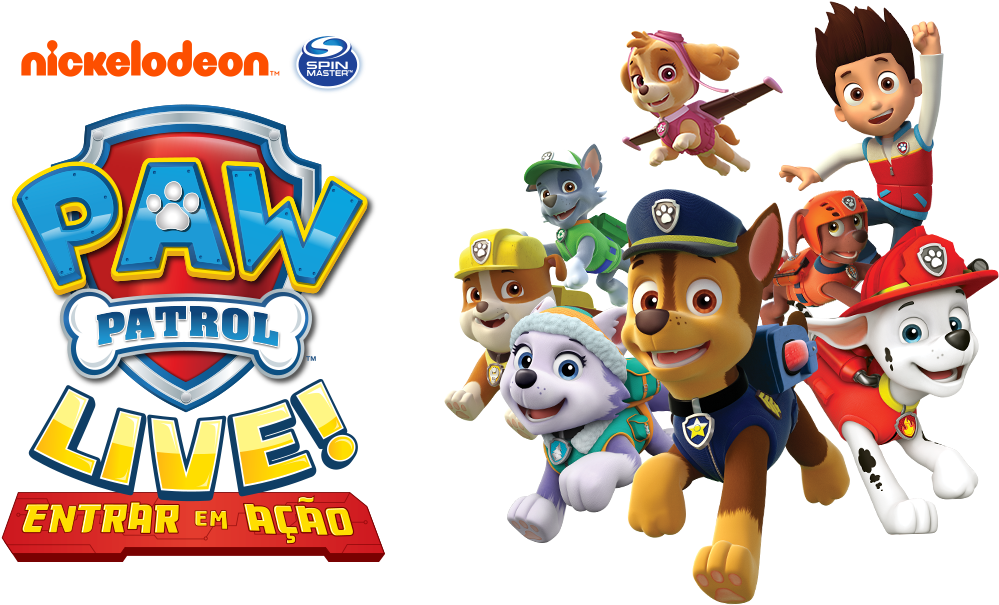 Paw Patrol Live Show Promo PNG Image