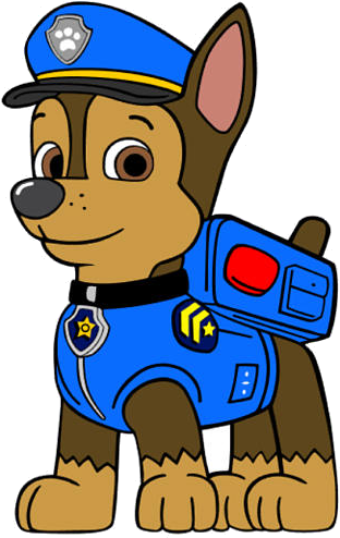 Paw Patrol Police Pup Clipart PNG Image