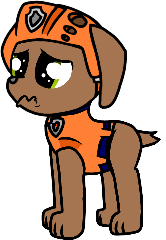 Paw Patrol Sad Puppy Clipart PNG Image