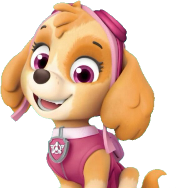 Paw Patrol Skye Portrait PNG Image