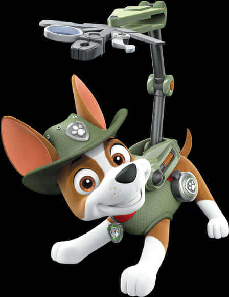 Paw Patrol Tracker Jungle Pup PNG Image