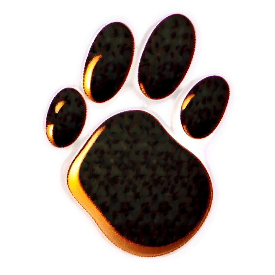 Paw Print Silhouette Png Wbj PNG Image