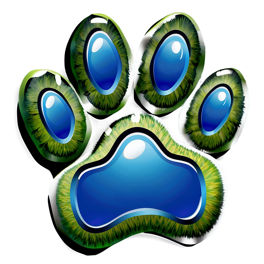 Paw Print With Text Png Mmc74 PNG Image