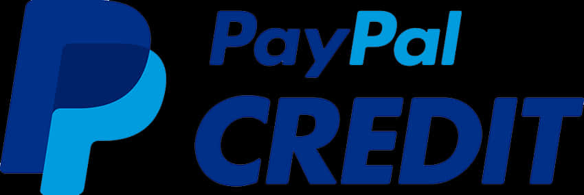 Pay Pal Credit Logo PNG Image