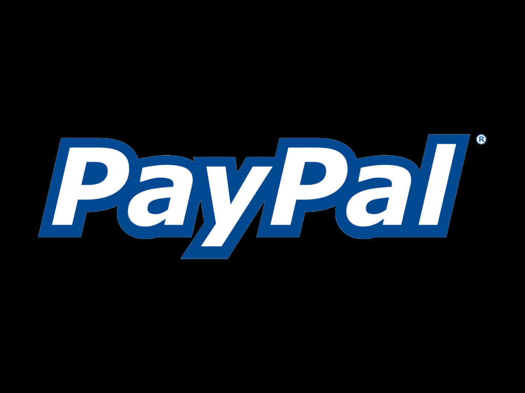 Pay Pal Logo Black Background PNG Image