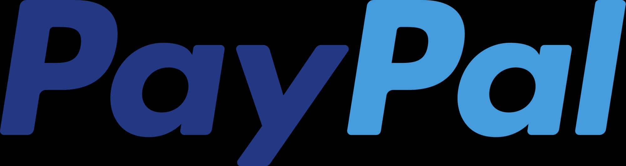 Pay Pal Logo Blue Background PNG Image