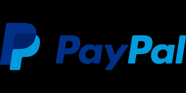 Pay Pal Logo Blue Background PNG Image