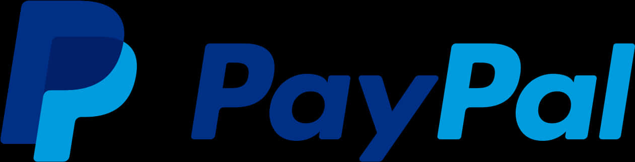 Pay Pal Logo Blue Background PNG Image