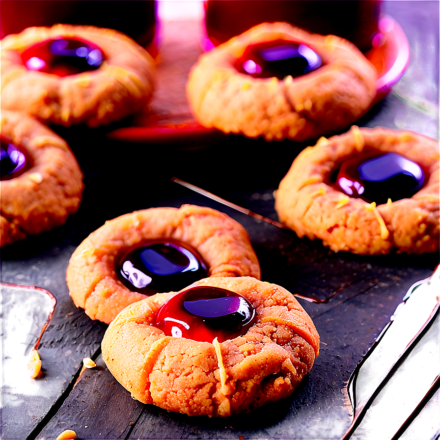 Pb&j Thumbprint Cookies Png 06282024 PNG Image