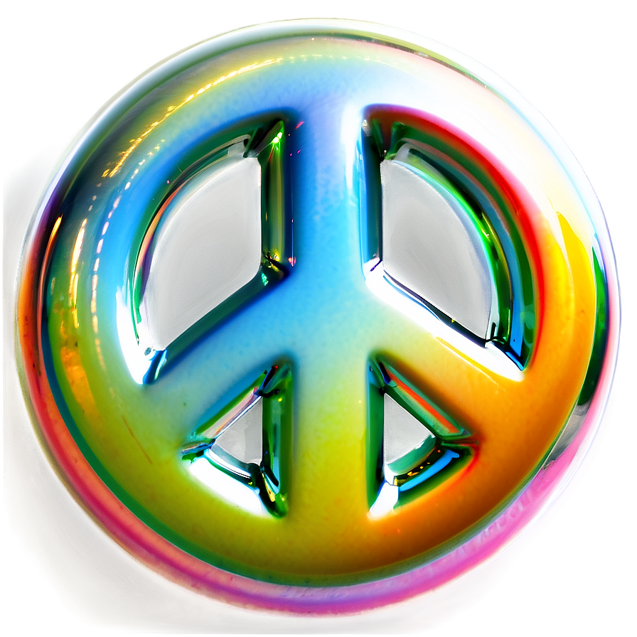 Peace Sign In Bubble Png Eso PNG Image