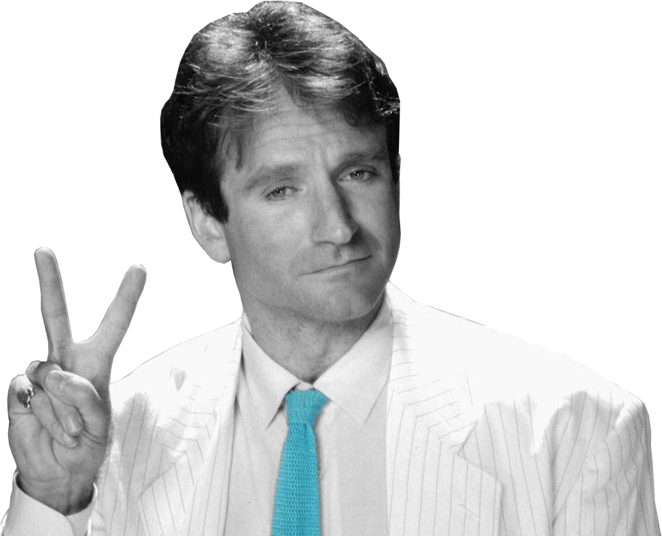 Peace Sign Manin Suit PNG Image