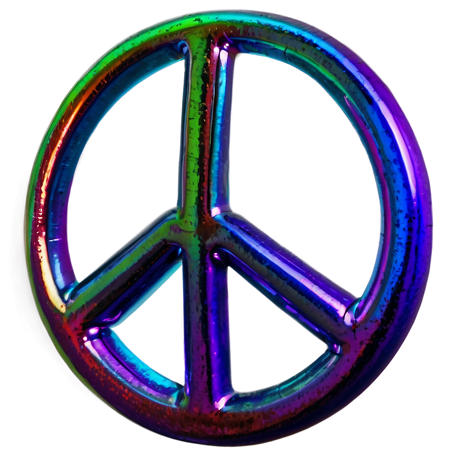 Peace Sign With Light Rays Png Fsw PNG Image