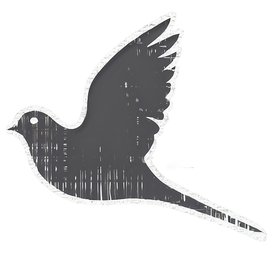 Peaceful Dove Silhouette Png Vyx PNG Image